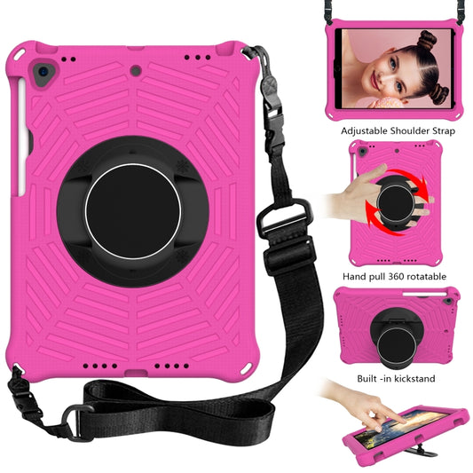 Spider King EVA Protective Case with Adjustable Shoulder Strap & Holder & Pen Slot For iPad Pro 10.5 inch 2017 / Air 3 10.5 inch(Rose Red) - iPad Pro 10.5 inch Cases by buy2fix | Online Shopping UK | buy2fix