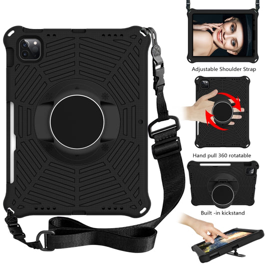 Spider King EVA Protective Tablet Case with Adjustable Shoulder Strap & Holder & Pen Slot For iPad Pro 11 inch 2021 & 2020 & 2018 /  Air 2020 / Air 2022 10.9(Black) - iPad Pro 11 (2022/2021) Cases by buy2fix | Online Shopping UK | buy2fix