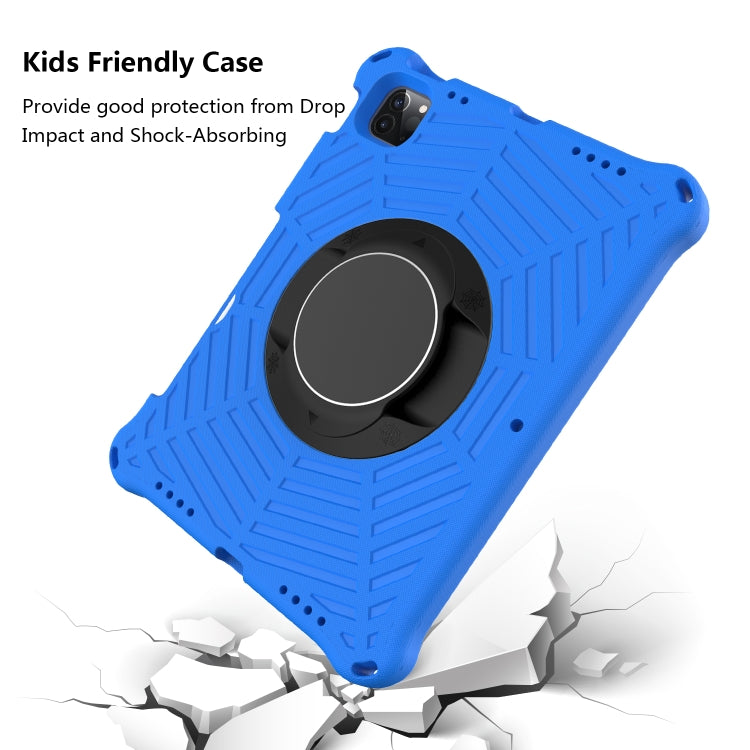 Spider King EVA Protective Tablet Case with Adjustable Shoulder Strap & Holder & Pen Slot For iPad Pro 11 2022 / 2021 & 2020 & 2018 /  Air 2020 / Air 2022 10.9(Blue) - iPad Pro 11 (2022/2021) Cases by buy2fix | Online Shopping UK | buy2fix
