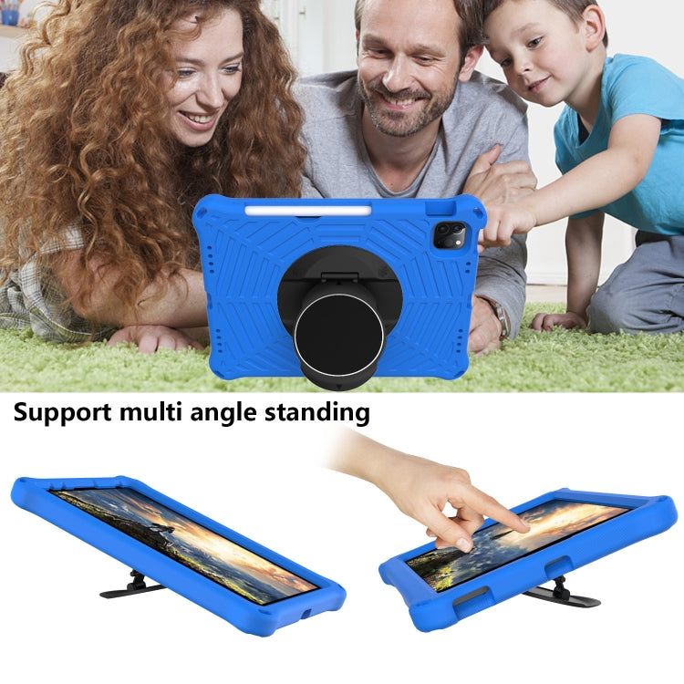 Spider King EVA Protective Tablet Case with Adjustable Shoulder Strap & Holder & Pen Slot For iPad Pro 11 2022 / 2021 & 2020 & 2018 /  Air 2020 / Air 2022 10.9(Blue) - iPad Pro 11 (2022/2021) Cases by buy2fix | Online Shopping UK | buy2fix