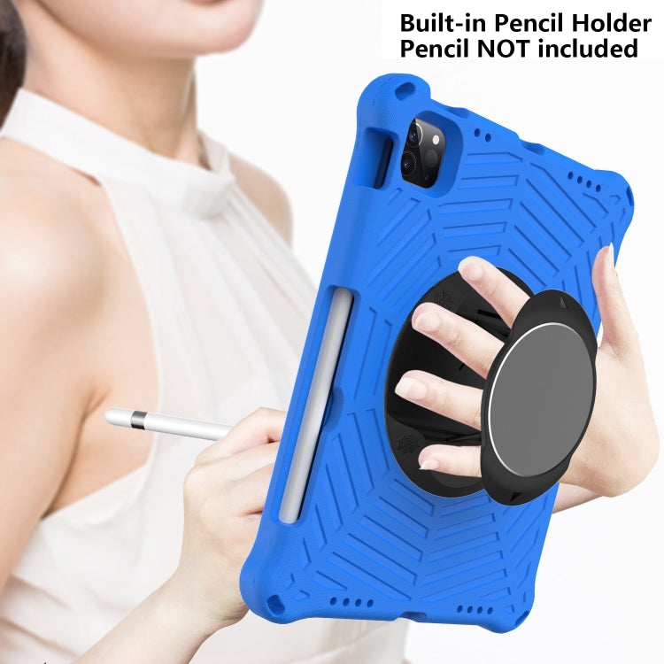 Spider King EVA Protective Tablet Case with Adjustable Shoulder Strap & Holder & Pen Slot For iPad Pro 11 2022 / 2021 & 2020 & 2018 /  Air 2020 / Air 2022 10.9(Blue) - iPad Pro 11 (2022/2021) Cases by buy2fix | Online Shopping UK | buy2fix