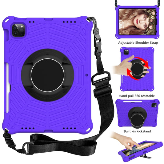 Spider King EVA Protective Tablet Case with Adjustable Shoulder Strap & Holder & Pen Slot For iPad Pro 11 2022 / 2021 & 2020 & 2018 /  Air 2020 / Air 2022 10.9(Purple) - iPad Pro 11 (2022/2021) Cases by buy2fix | Online Shopping UK | buy2fix
