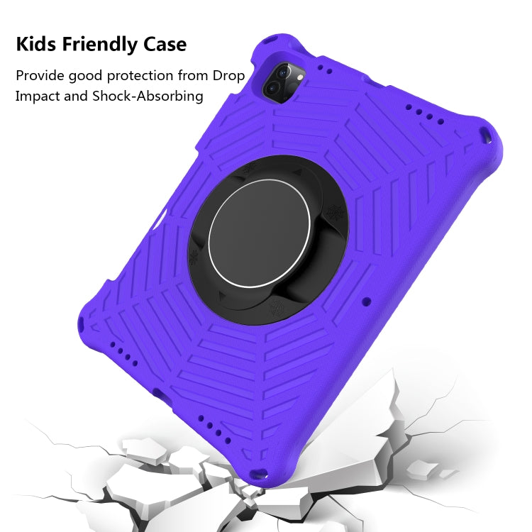 Spider King EVA Protective Tablet Case with Adjustable Shoulder Strap & Holder & Pen Slot For iPad Pro 11 2022 / 2021 & 2020 & 2018 /  Air 2020 / Air 2022 10.9(Purple) - iPad Pro 11 (2022/2021) Cases by buy2fix | Online Shopping UK | buy2fix