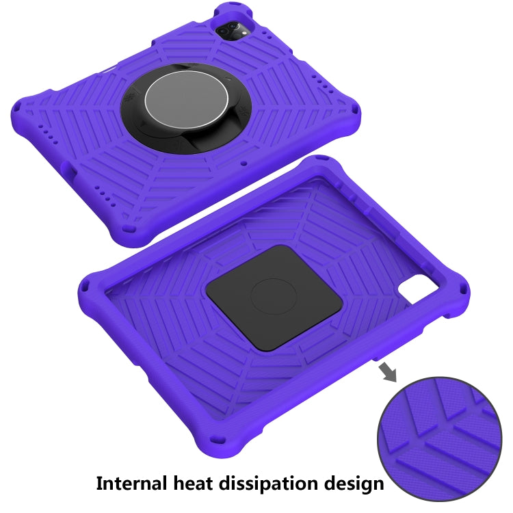 Spider King EVA Protective Tablet Case with Adjustable Shoulder Strap & Holder & Pen Slot For iPad Pro 11 2022 / 2021 & 2020 & 2018 /  Air 2020 / Air 2022 10.9(Purple) - iPad Pro 11 (2022/2021) Cases by buy2fix | Online Shopping UK | buy2fix