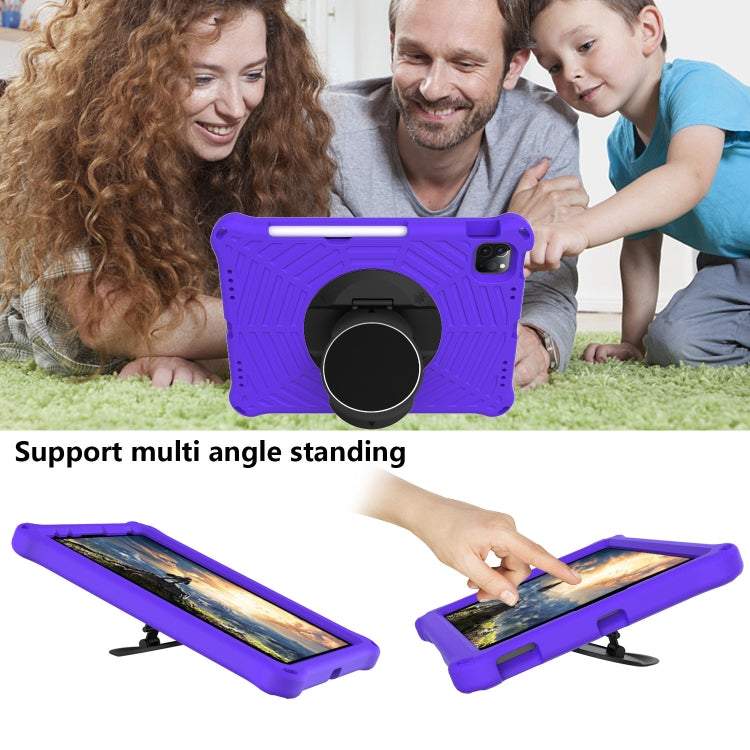 Spider King EVA Protective Tablet Case with Adjustable Shoulder Strap & Holder & Pen Slot For iPad Pro 11 2022 / 2021 & 2020 & 2018 /  Air 2020 / Air 2022 10.9(Purple) - iPad Pro 11 (2022/2021) Cases by buy2fix | Online Shopping UK | buy2fix