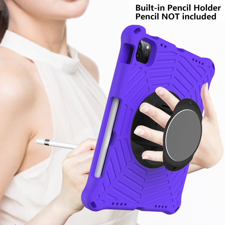 Spider King EVA Protective Tablet Case with Adjustable Shoulder Strap & Holder & Pen Slot For iPad Pro 11 2022 / 2021 & 2020 & 2018 /  Air 2020 / Air 2022 10.9(Purple) - iPad Pro 11 (2022/2021) Cases by buy2fix | Online Shopping UK | buy2fix