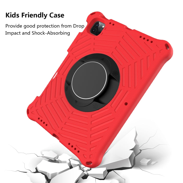 Spider King EVA Protective Tablet Case with Adjustable Shoulder Strap & Holder & Pen Slot For iPad Pro 11 2022 / 2021 & 2020 & 2018 /  Air 2020 / Air 2022 10.9(Red) - iPad Pro 11 (2022/2021) Cases by buy2fix | Online Shopping UK | buy2fix