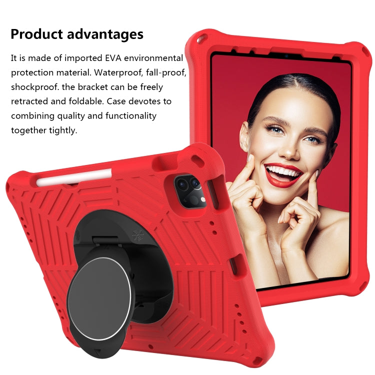 Spider King EVA Protective Tablet Case with Adjustable Shoulder Strap & Holder & Pen Slot For iPad Pro 11 2022 / 2021 & 2020 & 2018 /  Air 2020 / Air 2022 10.9(Red) - iPad Pro 11 (2022/2021) Cases by buy2fix | Online Shopping UK | buy2fix