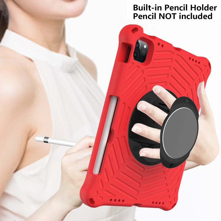 Spider King EVA Protective Tablet Case with Adjustable Shoulder Strap & Holder & Pen Slot For iPad Pro 11 2022 / 2021 & 2020 & 2018 /  Air 2020 / Air 2022 10.9(Red) - iPad Pro 11 (2022/2021) Cases by buy2fix | Online Shopping UK | buy2fix