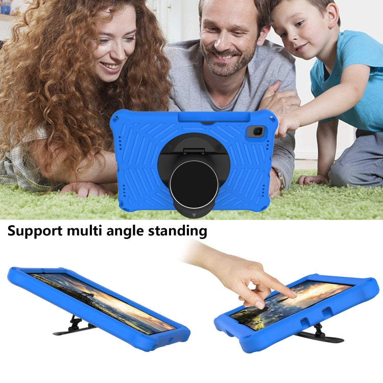 Spider King EVA Protective Case with Adjustable Shoulder Strap & Holder & Pen Slot For Samsung Galaxy Tab S5e 10.5 SM-T720 / SM-T725(Blue) - Tab S5E 10.5 T720 / T725 by buy2fix | Online Shopping UK | buy2fix