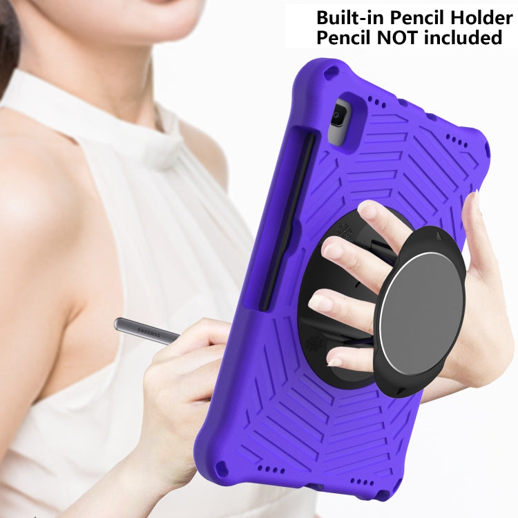 Spider King EVA Protective Case with Adjustable Shoulder Strap & Holder & Pen Slot For Samsung Galaxy Tab S5e 10.5 SM-T720 / SM-T725(Purple) - Tab S5E 10.5 T720 / T725 by buy2fix | Online Shopping UK | buy2fix