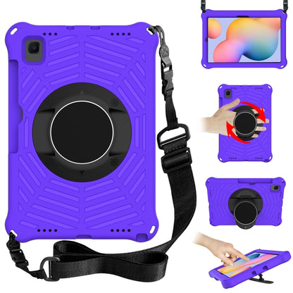 Spider King EVA Protective Case with Adjustable Shoulder Strap & Holder & Pen Slot For Samsung Galaxy Tab S6 Lite SM-P610 / SM-P615 / Tab A7 10.4 T500 / T860 / T720(Purple) - Tab S6 Lite P610 / P615 by buy2fix | Online Shopping UK | buy2fix