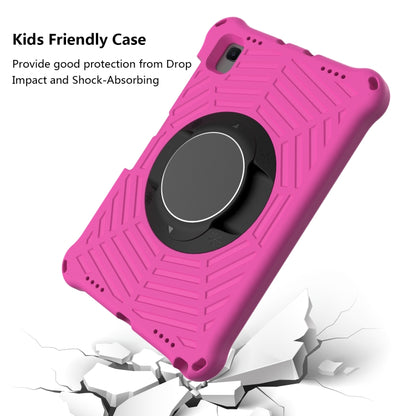 Spider King EVA Protective Case with Adjustable Shoulder Strap & Holder & Pen Slot For Samsung Galaxy Tab S6 Lite SM-P610 / SM-P615 / Tab A7 10.4 T500 / T860 / T720(Rose Red) - Tab S6 Lite P610 / P615 by buy2fix | Online Shopping UK | buy2fix