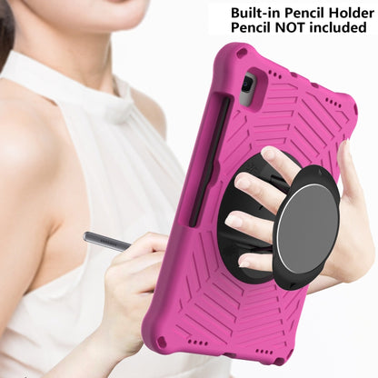 Spider King EVA Protective Case with Adjustable Shoulder Strap & Holder & Pen Slot For Samsung Galaxy Tab S6 SM-T860 / SM-T865(Rose Red) - Tab S6 10.5 T860 / T865 by buy2fix | Online Shopping UK | buy2fix