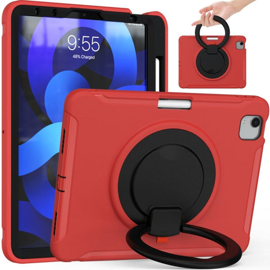 Shockproof TPU + PC Tablet Case with 360 Degree Rotation Grip Holder & Pen Slot For iPad Air 4 10.9 / Pro 11 2022 / 2021 / 2020 / 2018(Red) - iPad Pro 11 (2022/2021) Cases by buy2fix | Online Shopping UK | buy2fix