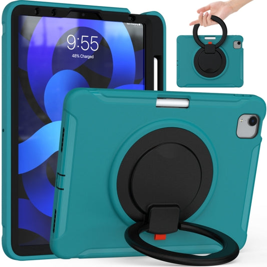 Shockproof TPU + PC Tablet Case with 360 Degree Rotation Grip Holder & Pen Slot For iPad Air 4 10.9 / Pro 11 2022 / 2021 / 2020 / 2018(Blue) - iPad Pro 11 (2022/2021) Cases by buy2fix | Online Shopping UK | buy2fix