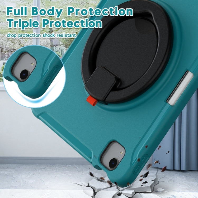 Shockproof TPU + PC Tablet Case with 360 Degree Rotation Grip Holder & Pen Slot For iPad Air 4 10.9 / Pro 11 2022 / 2021 / 2020 / 2018(Blue) - iPad Pro 11 (2022/2021) Cases by buy2fix | Online Shopping UK | buy2fix
