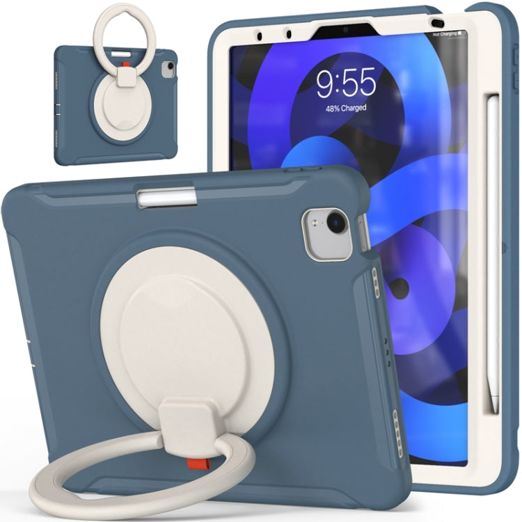 Shockproof TPU + PC Tablet Case with 360 Degree Rotation Grip Holder & Pen Slot For iPad Air 4 10.9 / Pro 11 2022 / 2021 / 2020 / 2018(Cornflower Blue) - iPad Pro 11 (2022/2021) Cases by buy2fix | Online Shopping UK | buy2fix