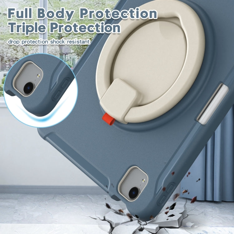 Shockproof TPU + PC Tablet Case with 360 Degree Rotation Grip Holder & Pen Slot For iPad Air 4 10.9 / Pro 11 2022 / 2021 / 2020 / 2018(Cornflower Blue) - iPad Pro 11 (2022/2021) Cases by buy2fix | Online Shopping UK | buy2fix
