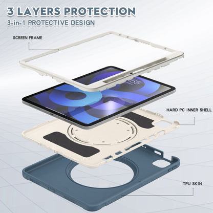 Shockproof TPU + PC Tablet Case with 360 Degree Rotation Grip Holder & Pen Slot For iPad Air 4 10.9 / Pro 11 2022 / 2021 / 2020 / 2018(Cornflower Blue) - iPad Pro 11 (2022/2021) Cases by buy2fix | Online Shopping UK | buy2fix