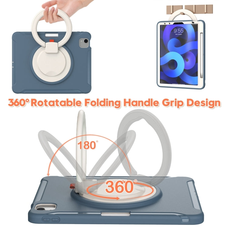 Shockproof TPU + PC Tablet Case with 360 Degree Rotation Grip Holder & Pen Slot For iPad Air 4 10.9 / Pro 11 2022 / 2021 / 2020 / 2018(Cornflower Blue) - iPad Pro 11 (2022/2021) Cases by buy2fix | Online Shopping UK | buy2fix
