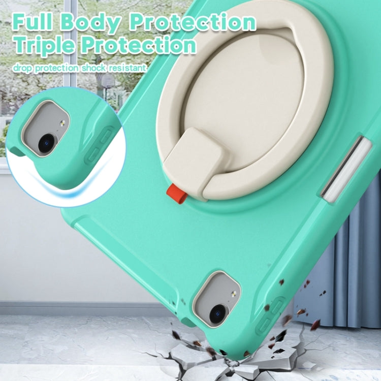 SShockproof TPU + PC Tablet Case with 360 Degree Rotation Grip Holder & Pen Slot For iPad Air 4 10.9 / Pro 11 2022 / 2021 / 2020 / 2018(Mint Green) - iPad Pro 11 (2022/2021) Cases by buy2fix | Online Shopping UK | buy2fix