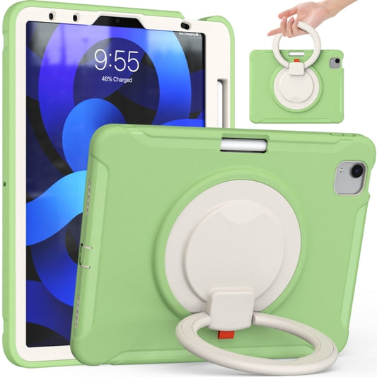 Shockproof TPU + PC Tablet Case with 360 Degree Rotation Grip Holder & Pen Slot For iPad Air 4 10.9 / Pro 11 2022 / 2021 / 2020 / 2018(Matcha Green) - iPad Pro 11 (2022/2021) Cases by buy2fix | Online Shopping UK | buy2fix
