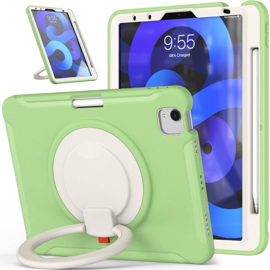 Shockproof TPU + PC Tablet Case with 360 Degree Rotation Grip Holder & Pen Slot For iPad Air 4 10.9 / Pro 11 2022 / 2021 / 2020 / 2018(Matcha Green) - iPad Pro 11 (2022/2021) Cases by buy2fix | Online Shopping UK | buy2fix