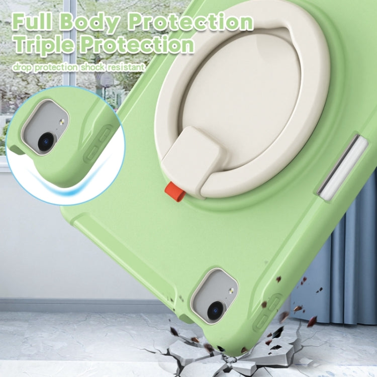 Shockproof TPU + PC Tablet Case with 360 Degree Rotation Grip Holder & Pen Slot For iPad Air 4 10.9 / Pro 11 2022 / 2021 / 2020 / 2018(Matcha Green) - iPad Pro 11 (2022/2021) Cases by buy2fix | Online Shopping UK | buy2fix