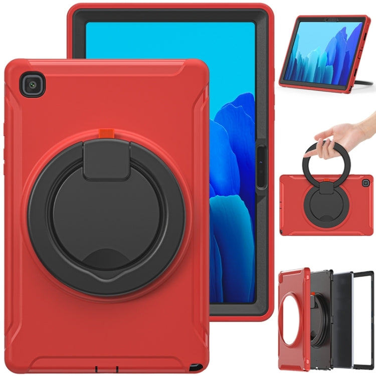 Shockproof TPU + PC Protective Case with 360 Degree Rotation Foldable Handle Grip Holder & Pen Slot For Samsung Galaxy Tab A7 10.4 2020 T500(Red) - Other Galaxy Tab PC by buy2fix | Online Shopping UK | buy2fix