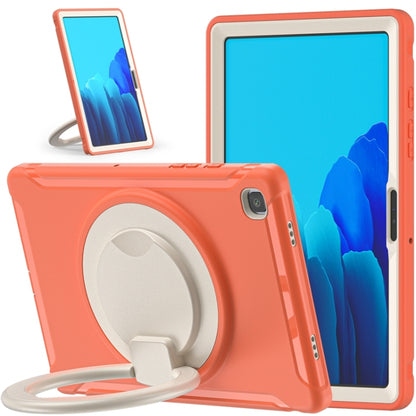 Shockproof TPU + PC Protective Case with 360 Degree Rotation Foldable Handle Grip Holder & Pen Slot For Samsung Galaxy Tab A7 10.4 2020 T500(Living Coral) - Other Galaxy Tab PC by buy2fix | Online Shopping UK | buy2fix