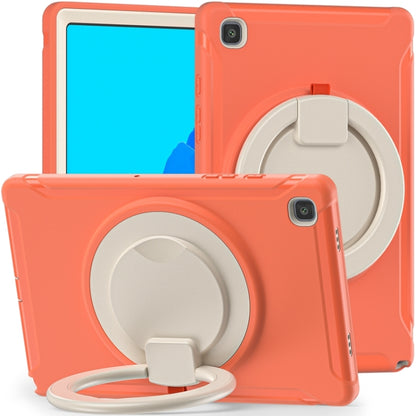 Shockproof TPU + PC Protective Case with 360 Degree Rotation Foldable Handle Grip Holder & Pen Slot For Samsung Galaxy Tab A7 10.4 2020 T500(Living Coral) - Other Galaxy Tab PC by buy2fix | Online Shopping UK | buy2fix