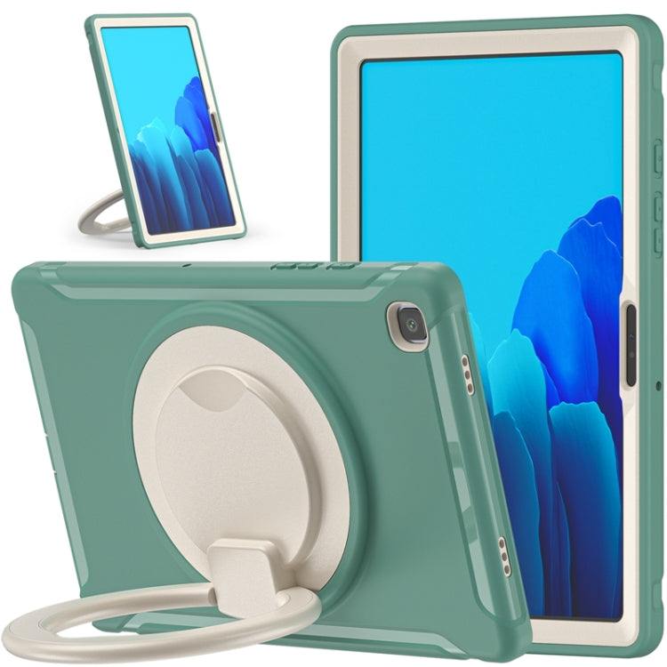 Shockproof TPU + PC Protective Case with 360 Degree Rotation Foldable Handle Grip Holder & Pen Slot For Samsung Galaxy Tab A7 10.4 2020 T500(Emmerald Green) - Other Galaxy Tab PC by buy2fix | Online Shopping UK | buy2fix