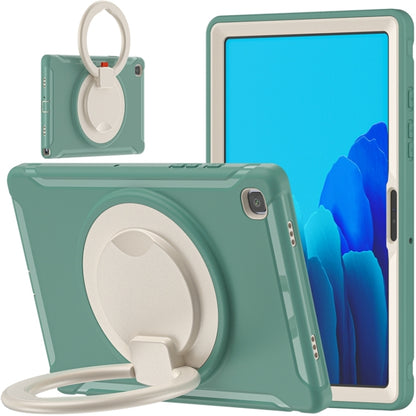Shockproof TPU + PC Protective Case with 360 Degree Rotation Foldable Handle Grip Holder & Pen Slot For Samsung Galaxy Tab A7 10.4 2020 T500(Emmerald Green) - Other Galaxy Tab PC by buy2fix | Online Shopping UK | buy2fix