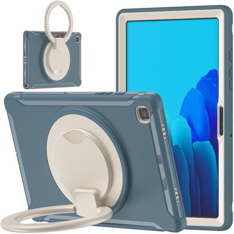 Shockproof TPU + PC Protective Case with 360 Degree Rotation Foldable Handle Grip Holder & Pen Slot For Samsung Galaxy Tab A7 10.4 2020 T500(Cornflower Blue) - Other Galaxy Tab PC by buy2fix | Online Shopping UK | buy2fix