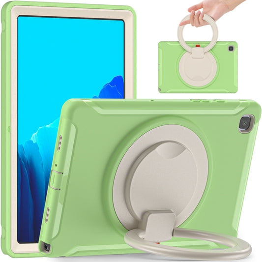 Shockproof TPU + PC Protective Case with 360 Degree Rotation Foldable Handle Grip Holder & Pen Slot For Samsung Galaxy Tab A7 10.4 2020 T500(Matcha Green) - Other Galaxy Tab PC by buy2fix | Online Shopping UK | buy2fix