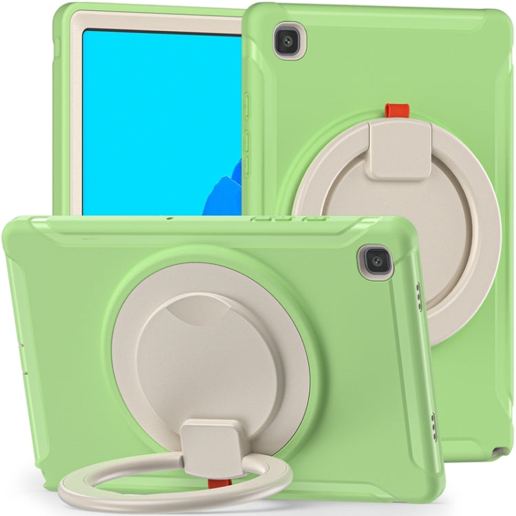 Shockproof TPU + PC Protective Case with 360 Degree Rotation Foldable Handle Grip Holder & Pen Slot For Samsung Galaxy Tab A7 10.4 2020 T500(Matcha Green) - Other Galaxy Tab PC by buy2fix | Online Shopping UK | buy2fix
