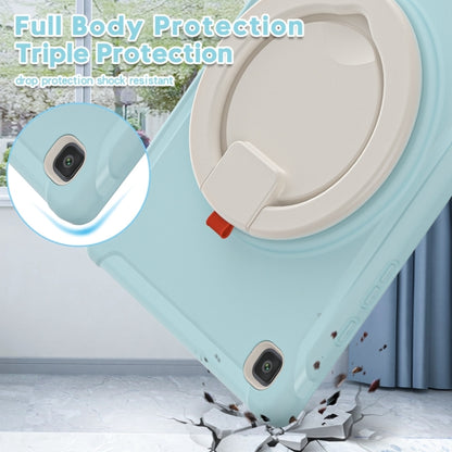 Shockproof TPU + PC Protective Case with 360 Degree Rotation Foldable Handle Grip Holder & Pen Slot For Samsung Galaxy Tab A7 10.4 2020 T500(Ice Crystal Blue) - Other Galaxy Tab PC by buy2fix | Online Shopping UK | buy2fix