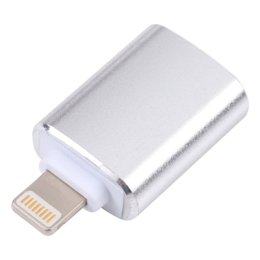 XQ-ZH001 USB Female to 8 Pin Male OTG Adapter(Silver) by buy2fix