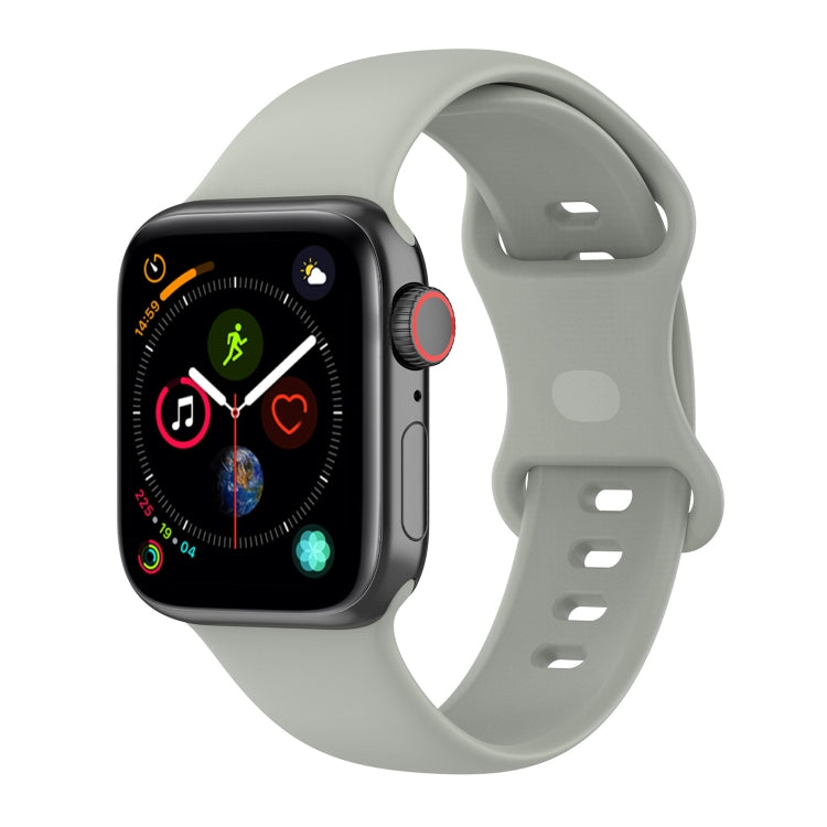 Large Size Silicone Watch Band For Apple Watch Ultra 49mm & Ultra 2 49mm / Series 9&8&7 45mm / SE 3&SE 2&6&SE&5&4 44mm / 3&2&1 42mm(Rock Ash) by buy2fix