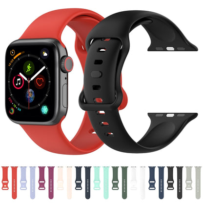 Small Size Silicone Watch Band For Apple Watch Ultra 49mm& Ultra 2 49mm / Series 9&8&7 45mm / SE 3&SE 2&6&SE&5&4 44mm / 3&2&1 42mm(Violet) by buy2fix