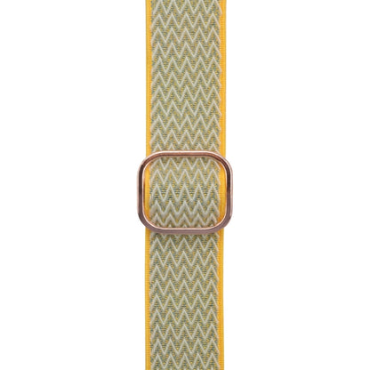 Wave Texture Nylon Watch Band For Apple Watch Ultra 49mm&Watch Ultra 2 49mm / Series 9&8&7 45mm / SE 3&SE 2&6&SE&5&4 44mm / 3&2&1 42mm(Sunny) by buy2fix