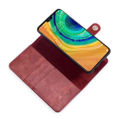 For Huawei Mate 30 DG.MING Crazy Horse Texture Flip Detachable Magnetic Leather Case with Holder & Card Slots & Wallet(Red) - Huawei Cases by DG.MING | Online Shopping UK | buy2fix