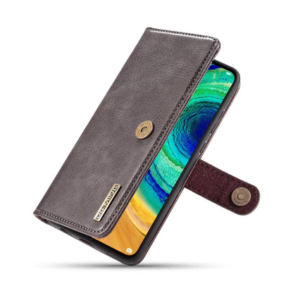 For Huawei Mate 30 DG.MING Crazy Horse Texture Flip Detachable Magnetic Leather Case with Holder & Card Slots & Wallet(Grey) - Huawei Cases by DG.MING | Online Shopping UK | buy2fix