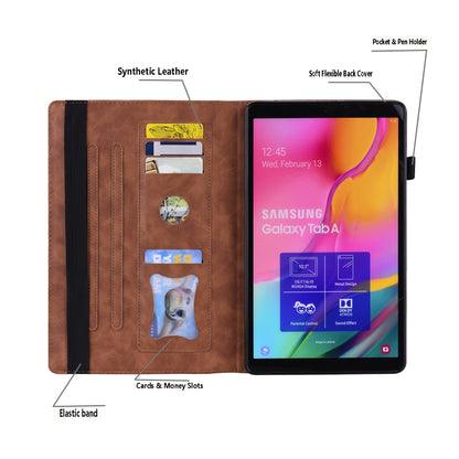 For Samsung Galaxy Tab S8 / Galaxy Tab S7 2020 SM-T870 / SM-T875 Business Shockproof Horizontal Flip Leather Case with Holder & Card Slots & Photo Frame & Pen Slot & Sleep / Wake-up Function(Brown) by buy2fix
