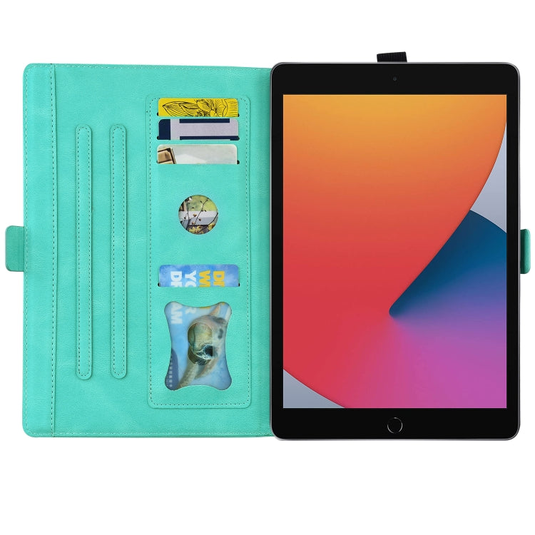 For iPad Pro 11 2022 / 2021 / 2018 / Air 2020 10.9 Love Butterfly Pattern Horizontal Flip Leather Tablet Case with Holder & Sleep / Wake-up Function(Green) - iPad Pro 11 (2022/2021) Cases by buy2fix | Online Shopping UK | buy2fix