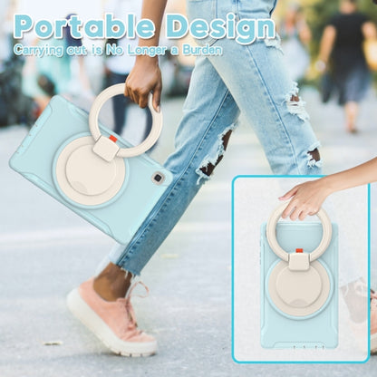 Shockproof TPU + PC Protective Case with 360 Degree Rotation Foldable Handle Grip Holder & Pen Slot For Samsung Galaxy Tab A7 Lite T220(Ice Crystal Blue) - iPad mini (2019) / mini 5 Cases by buy2fix | Online Shopping UK | buy2fix