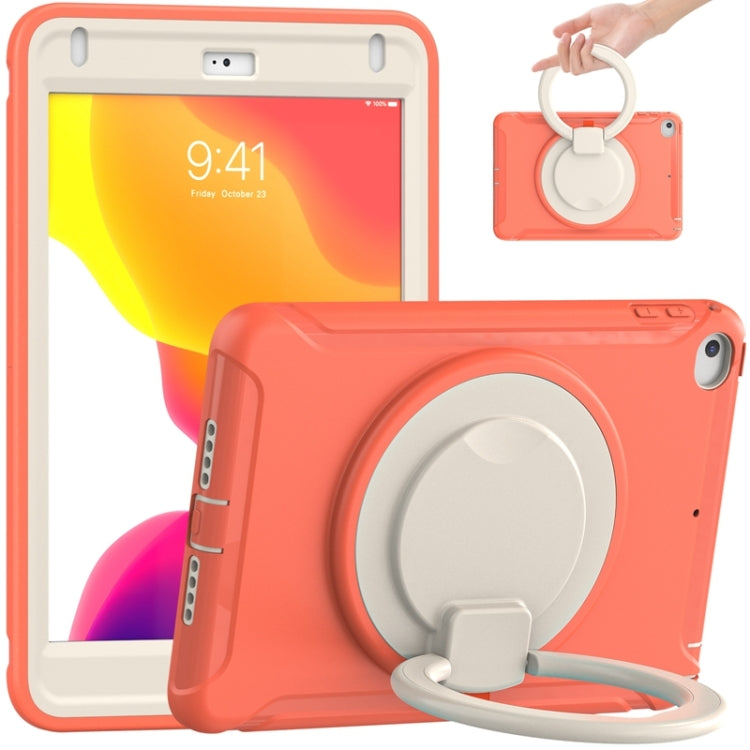 Shockproof TPU + PC Protective Case with 360 Degree Rotation Foldable Handle Grip Holder & Pen Slot For iPad mini 5 / 4(Living Coral) - iPad mini (2019) / mini 5 Cases by buy2fix | Online Shopping UK | buy2fix