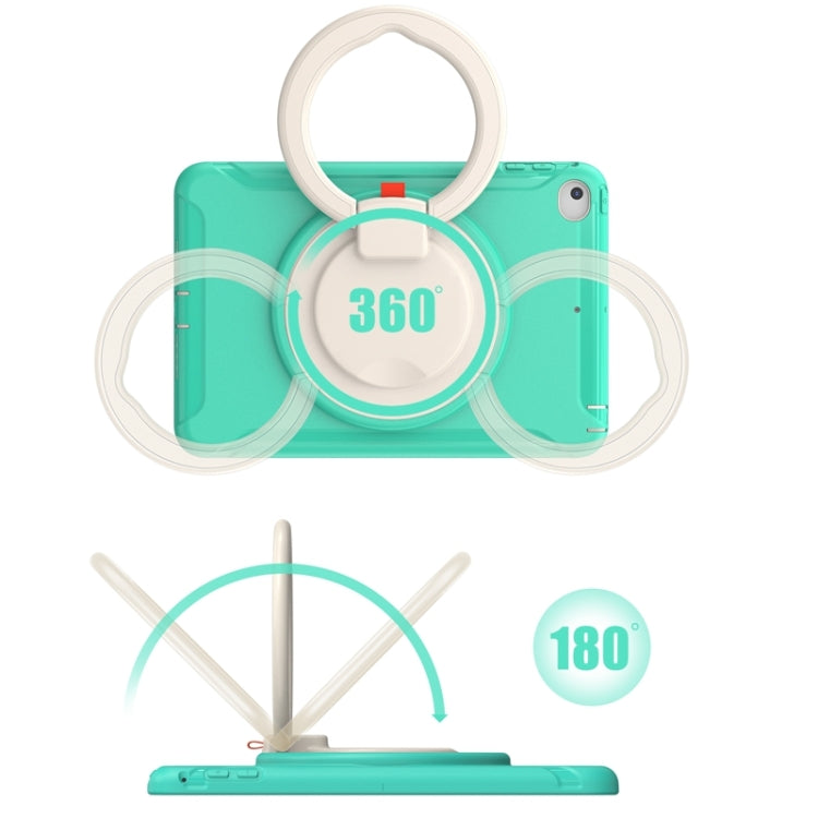 Shockproof TPU + PC Protective Case with 360 Degree Rotation Foldable Handle Grip Holder & Pen Slot For iPad mini 5 / 4(Mint Green) - iPad mini (2019) / mini 5 Cases by buy2fix | Online Shopping UK | buy2fix