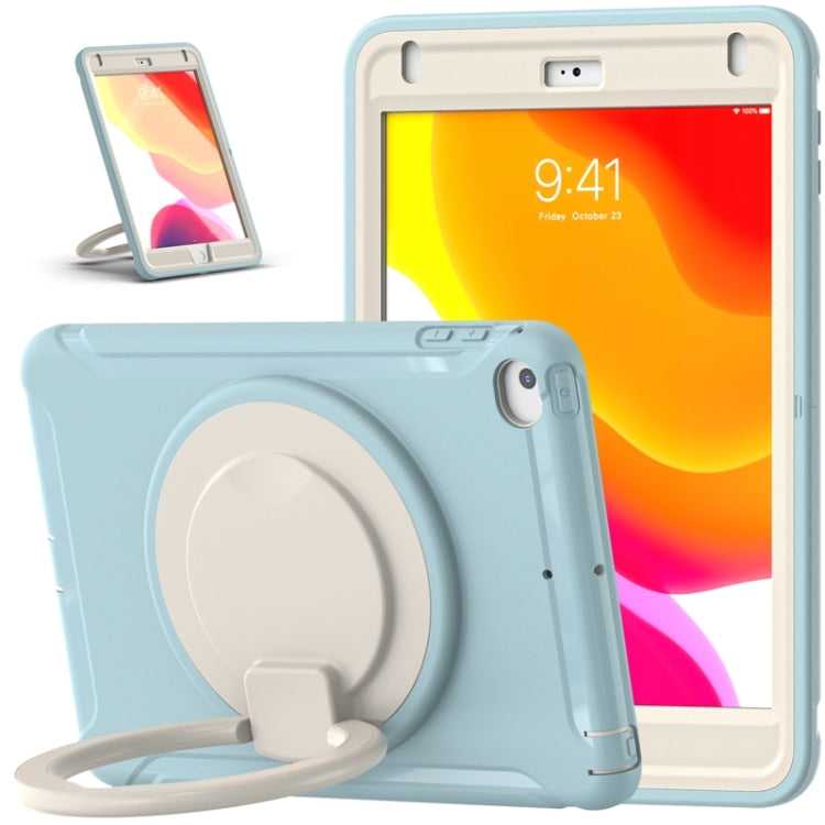Shockproof TPU + PC Protective Case with 360 Degree Rotation Foldable Handle Grip Holder & Pen Slot For iPad mini 5 / 4(Ice Crystal Blue) - iPad mini (2019) / mini 5 Cases by buy2fix | Online Shopping UK | buy2fix